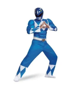 Disguise Power Rangers Mighty Morphin Blue Ranger Adult Costume Mens