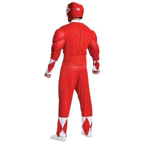 Disguise Power Rangers Mighty Morphin Red Ranger Adult Costume 5 Disguise Power Rangers Mighty Morphin Red Ranger Adult Costume