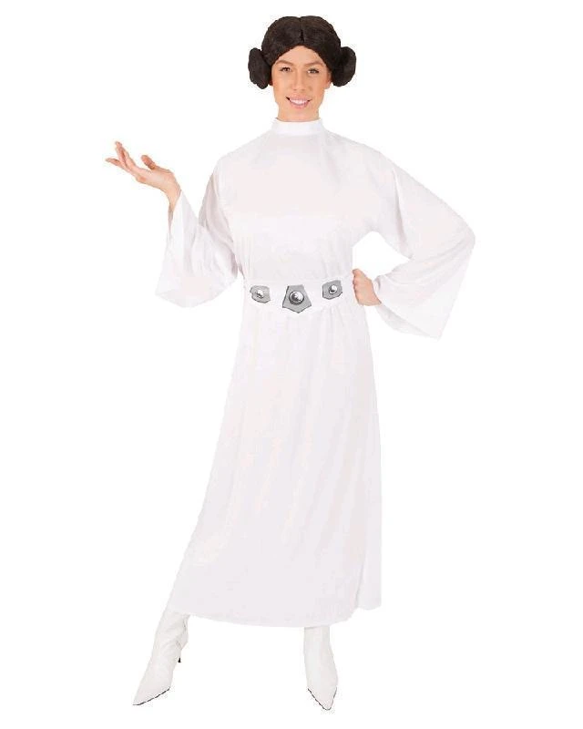 Rubie's Leia Princess Licensed Star Wars Adult Fancy Dress Costume Womens 3 Rubie's Leia Princess Licensed Star Wars Adult Fancy Dress Costume Womens