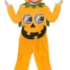 Smiffy's Pumpkin Hooded Jumpsuit Toddler Halloween Costume Kids