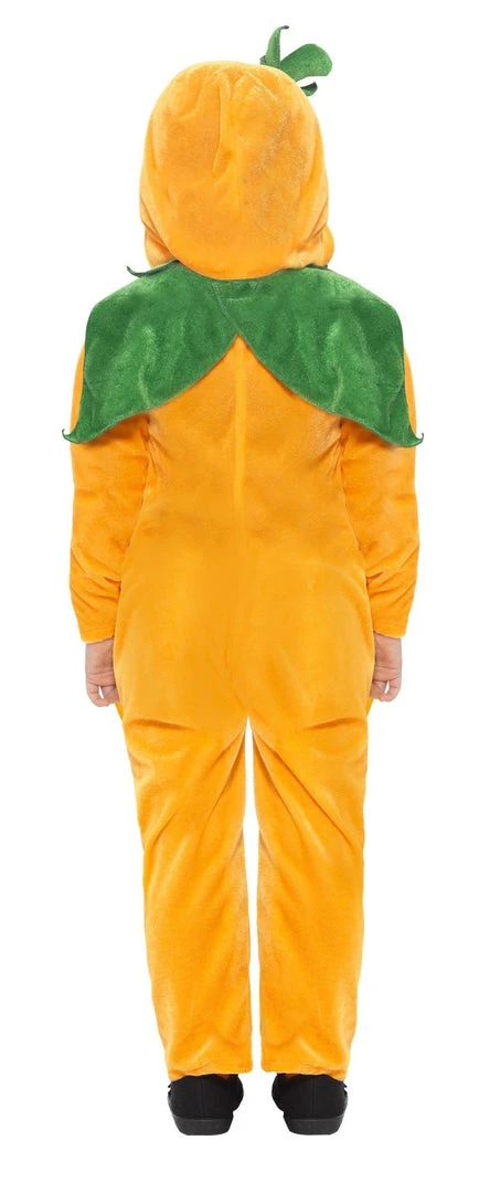 Smiffy's Pumpkin Hooded Jumpsuit Toddler Halloween Costume Kids 6 Smiffy's Pumpkin Hooded Jumpsuit Toddler Halloween Costume Kids
