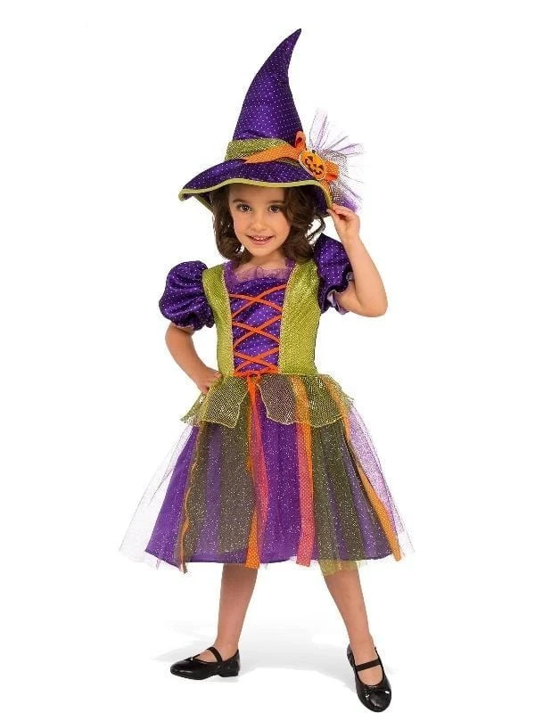 Rubies Kids Witch Pumpkin Girl's Costume 3 Rubies Kids Witch Pumpkin Girl's Costume