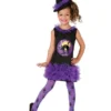Rubie's Tutu Witch Black Cat Toddler Girls Halloween Costume Kids
