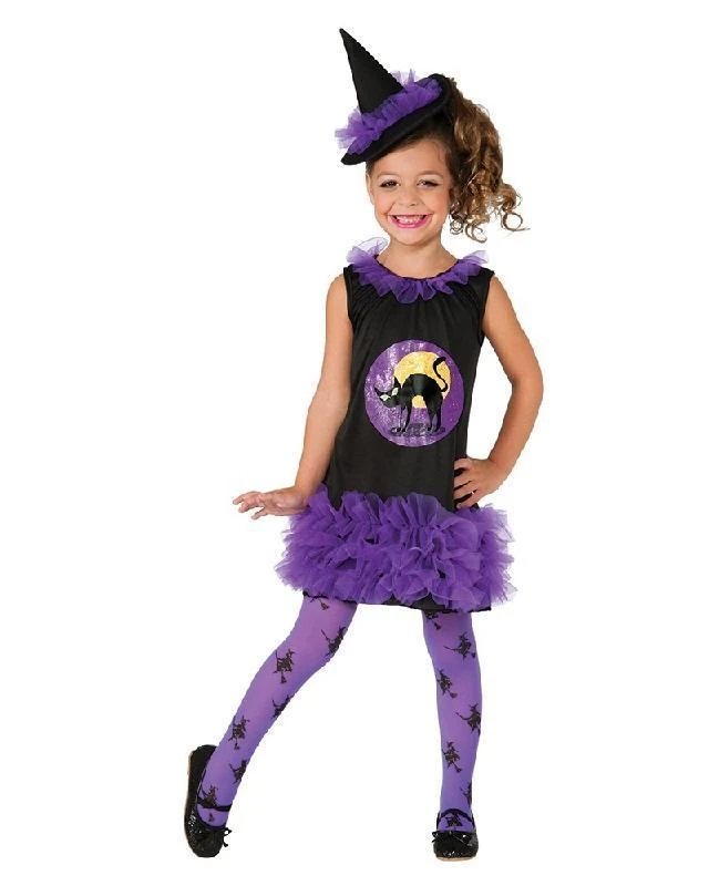 Rubie's Tutu Witch Black Cat Toddler Girls Halloween Costume Kids 3 Rubie's Tutu Witch Black Cat Toddler Girls Halloween Costume Kids