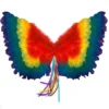 Sweidas Rainbow Feather Wings Womens 2 Sweidas Rainbow Feather Wings Womens