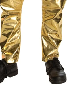 Rubie's Rapper 80s 90s Gold Parachute Pants Mens