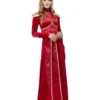 Smiffy's Womens The Red Queen Medieval Costume