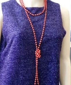 Carnival Products Womens Flapper Red 1920's Costume Beads