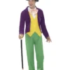 Smiffy's Mens Willy Wonka Roald Dahl Adult Costume