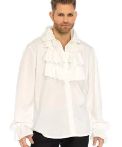 Leg Avenue Ruffle Front Men's Costume Shirt