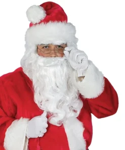 Rubie's Mens Santa Suit Regal Deluxe Plush Adult Costume