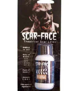 Global Colours Scar Face Liquid Latex Halloween Zombie Makeup Womens