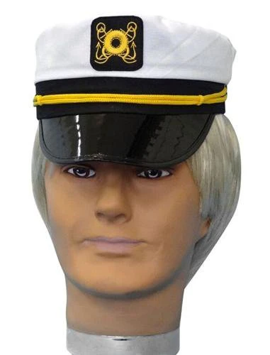 Carnival Products Captain Costume Hat White Satim Buy Costumes 3 Carnival Products Captain Costume Hat White Satim Buy Costumes