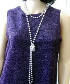 Carnival Products Flapper 1920's Silver Costume Beads