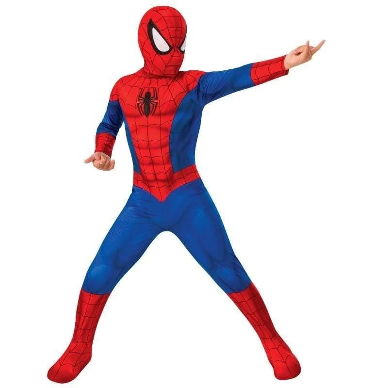 Rubie's Spider-Man Classic Boys Superhero Costume Kids 3 Rubie's Spider-Man Classic Boys Superhero Costume Kids