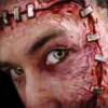 Tinsley Transfers Stapled Face Wound Scars Halloween Costume Makeup 3D FX Transfers