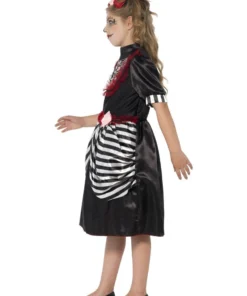 Smiffy's Sugar Skull Girls Mexican Halloween Costume Kids