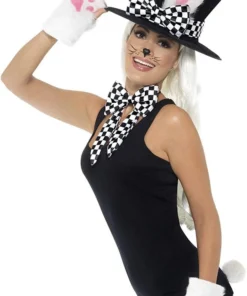 Smiffys Buy Costumes Tea Party March Hare Kit Black & White