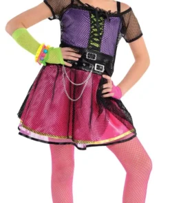 Amscan Totally 80s Girls Pop Star Costume Kids