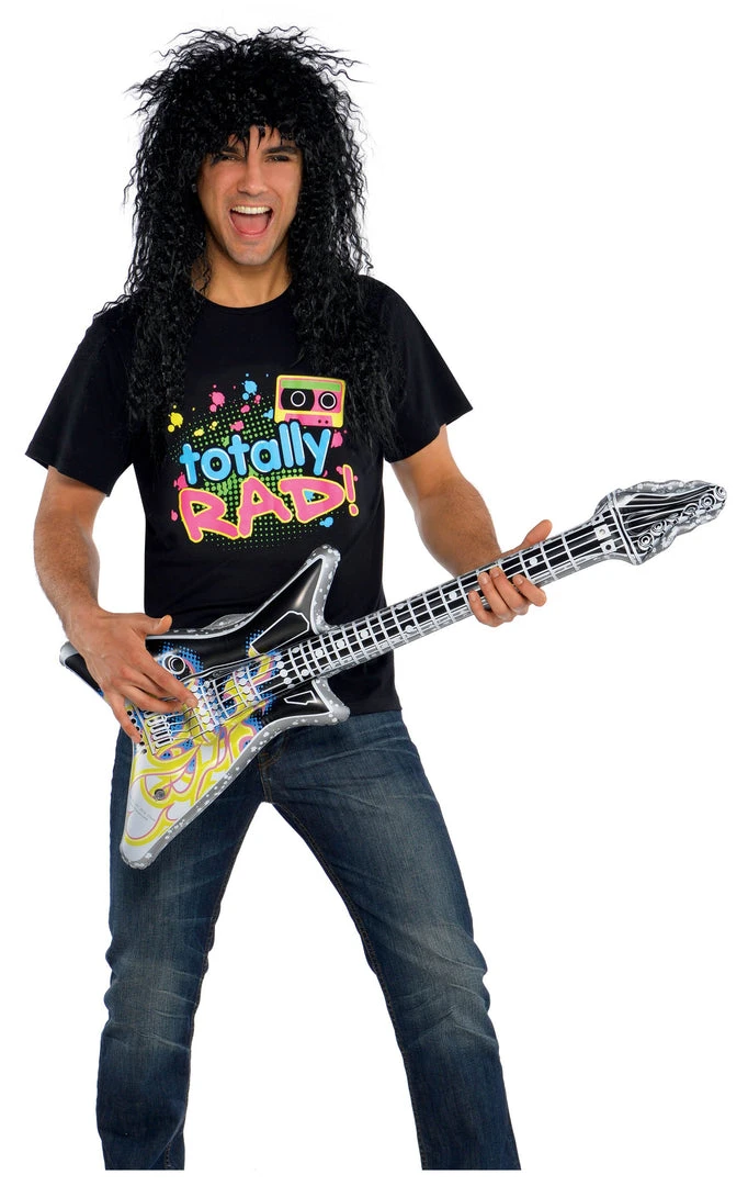 Amscan Totally Rad Men's 80s T-Shirt Mens 3 Amscan Totally Rad Men's 80s T-Shirt Mens