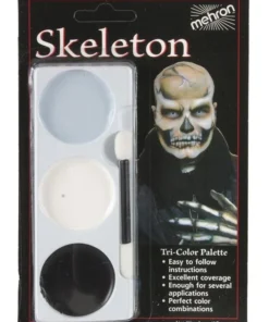 Skeleton Mehron Tri-Colour Palette Womens
