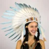Interalia Womens Indian Turquoise Native American Headdress