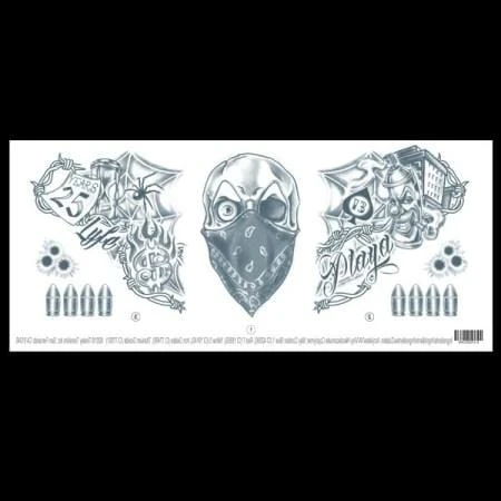 Tinsley Transfers Vandal Neck Tattoo 4 Tinsley Transfers Vandal Neck Tattoo