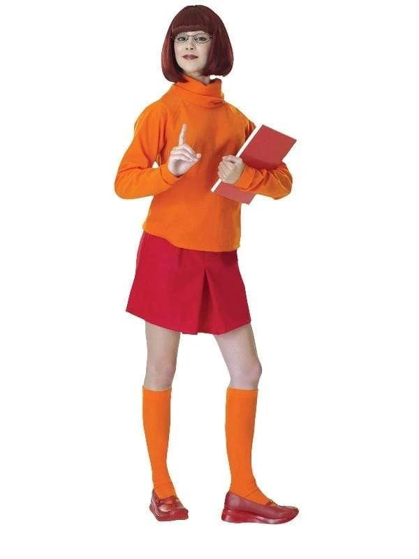 Rubie's Womens Velma Scooby Doo Gang Adult Costume 3 Rubie's Womens Velma Scooby Doo Gang Adult Costume