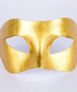 Carta Alta Piana Venetian Masquerade Mask Gold Handmade Italian Eye-mask