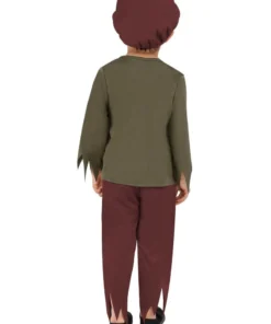 Smiffy's Poor Boy Victorian Children's Costume Peasant Kid's Fancy Dress Outfit