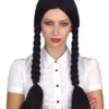 Carnival Products Womens Wednesday Adams Costume Wig