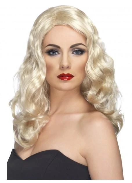 Smiffy's Glamorous Wig Movie Star Blonde 3 Smiffy's Glamorous Wig Movie Star Blonde