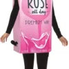 Tomfoolery Wine Box Rose Costume Womens
