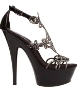 Rubies Black Patent Shoes For Women