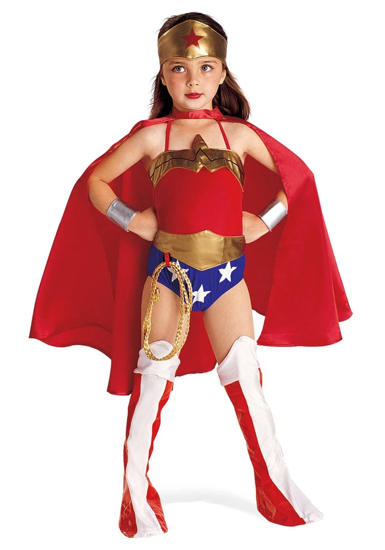 Rubies Buy Costumes Wonder Woman Deluxe TV Series Toddler & Children's Costume 3 Rubies Buy Costumes Wonder Woman Deluxe TV Series Toddler & Children's Costume