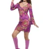 Smiffy's Woodstock Hippie Chick Ladies Fancy Dress Costume