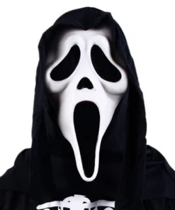 Carnival Products Scream Ghostface Overhead Latex Mask With Hood