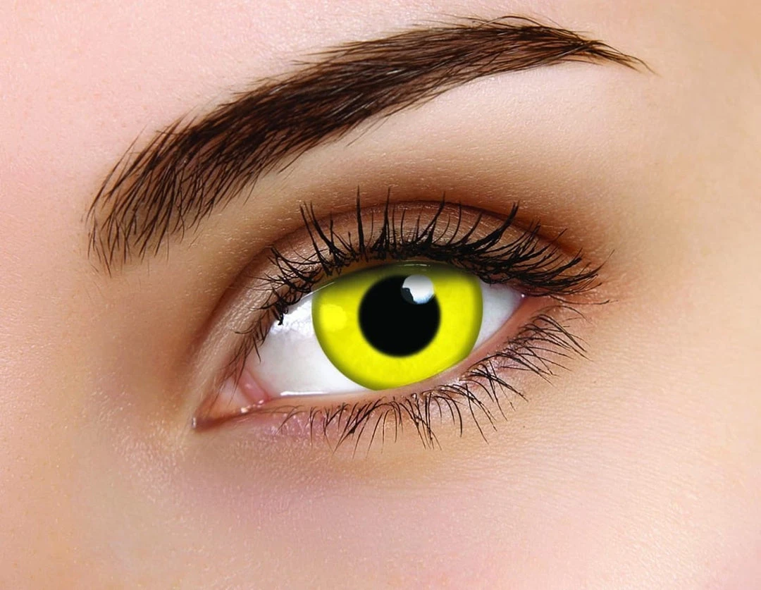 ColourVue Yellow Coloured Contact Lenses 5 ColourVue Yellow Coloured Contact Lenses