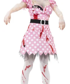 Smiffy's Zombie Rodent Halloween Mouse Women's Costume