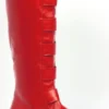 Ellie Shoes Superhero Red Men's Hire Costume Boots