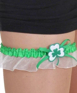 Tomfoolery Irish Shamrock St.Patrick's Garter Costume Accessory Womens