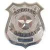 Tomfoolery Buy Costumes Police Silver Metal Badge