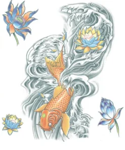 Tinsley Transfers Temporary Japanese Arm Tattoo Womens