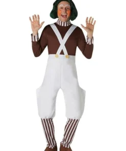 Rubies Mens Oompa Loompa Deluxe Adult Willy Wonka Costume