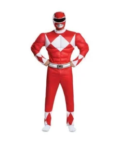 Disguise Power Rangers Mighty Morphin Red Ranger Adult Costume