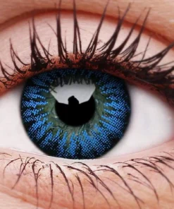 ColourVue Buy Costumes Cool Blue Coloured Contact Lenses