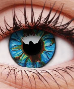 ColourVue Blue Streak Coloured Contact Lenses Buy Costumes 7 ColourVue Blue Streak Coloured Contact Lenses Buy Costumes