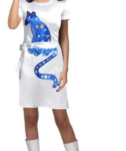 Partilicious Dancing Queen Cat Dress Blue