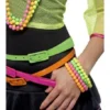 Smiffy's Eighties Bracelets 80s Neon Fluoro Beaded