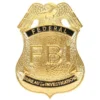 Tomfoolery FBI Gold Metal Costume Badge Buy Costumes